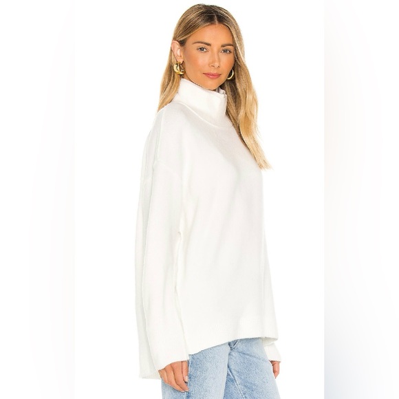 Free People Afterglow Mock Neck Sweater Ivory XS - Picture 2 of 9